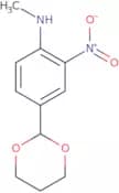[4-(1,3-Dioxan-2-yl)-2-nitrophenyl]methylamine