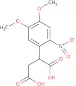 2-(4,5-Dimethoxy-2-nitrophenyl)succinic acid