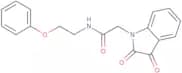 2-(2,3-Dioxo-2,3-dihydro-1H-indol-1-yl)-N-(2-phenoxyethyl)acetamide
