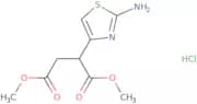 Dimethyl 2-(2-amino-1,3-thiazol-4-yl)succinate hydrochloride