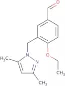 3-[(3,5-Dimethyl-1H-pyrazol-1-yl)methyl]-4-ethoxybenzaldehyde