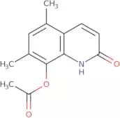 5,7-Dimethyl-2-oxo-1,2-dihydroquinolin-8-yl acetate