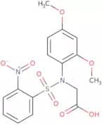 N-(2,4-Dimethoxyphenyl)-N-[(2-nitrophenyl)sulfonyl]glycine