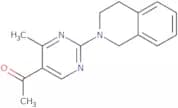 1-[2-(3,4-Dihydroisoquinolin-2(1H)-yl)-4-methylpyrimidin-5-yl]ethanone