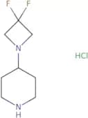 4-(3,3-Difluoroazetidin-1-yl)piperidine hydrochloride