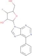 9-(3-Deoxy-3-fluoro-β-D-ribofuranosyl)-6-phenylpurine