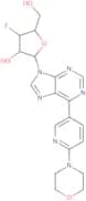 9-(3-Deoxy-3-fluoro-β-D-ribofuranosyl)-6-[6-(4-morpholinyl)pyridin-3-yl]purine