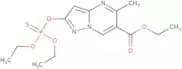Diethyl 6-carbethoxy-5-methylpyrazolo[1,5-a]pyrimidin-2-yl phosphorothioate