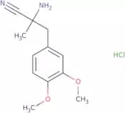 L-3-(3,4-Dimethoxyphenyl)-α-amino-2-methylpropionitrile hydrochloride