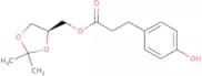 (4S)-(2,2-Dimethyl-1,3-dioxolan-4-yl)-3-(4-hydroxybenzene)propanoicacid,methylester