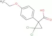 2,2-Dichloro-1-(4-ethoxyphenyl)cyclopropanecarboxylicacid