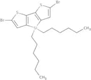 2,6-Dibromo-4,4-dihexyl-4H-silolo[3,2-b:4,5-b']dithiophene