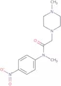 N,4-Dimethyl-N-(4-nitrophenyl)-1-piperazineacetamide