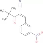 2-(2,2-dimethylpropanoyl)-3-(3-nitrophenyl)prop-2-enenitrile