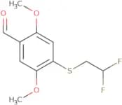 4-[(2,2-Difluoroethyl)thio]-2,5-dimethoxybenzaldehyde