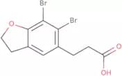 3-(6,7-Dibromo-2,3-dihydrobenzofuran-5-yl)propanoic acid
