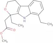 1,8-Diethyl-1,3,4,9-tetrahydro-pyrano[3,4-b]indole-1-acetic acid methyl ester