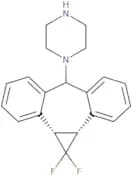 1,1-Difluorocyclopropane-1-dibenzosuberyl piperazine dihydrochloride