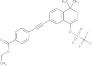 4-[2-[5,6-Dihydro-5,5-dimethyl-8-[[(trifluoromethyl)sulfonyl]oxy]-2-naphthalenyl]ethynyl]benzoic a…