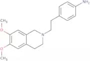 4-[2-(3,4-Dihydro-6,7-dimethoxy-2(1H)-isoquinolinyl)ethyl]benzenamine