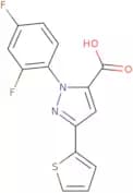 1-(2,4-Difluorophenyl)-3-(thiophen-2-yl)-1H-pyrazole-5-carboxylic acid