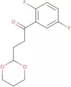 1-(2,5-Difluorophenyl)-3-(1,3-dioxan-2-yl)-1-propanone