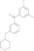 (3,5-Difluorophenyl)[3-(4-morpholinylmethyl)phenyl]methanone