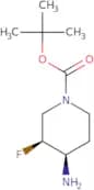 cis-1,1-Dimethylethyl 4-amino-3-fluoro-1-piperidinecarboxylate