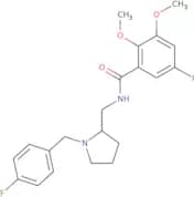 2,3-Dimethoxy-5-iodo-N-((1-(4'-fluorobenzyl)-2-pyrrolidinyl)methyl)benzamide
