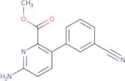 Methyl 6-amino-3-(3-cyanophenyl)pyridine-2-carboxylate