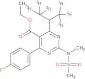 Ethyl 4-(4-Fluorophenyl)-6-isopropyl-2-(N-methylmethylsulfonamido) pyrimidine-5-carboxylate-d6
