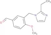 3-[(2-Ethyl-1H-imidazol-1-yl)methyl]-4-methoxybenzaldehyde