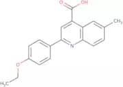 2-(4-Ethoxyphenyl)-6-methylquinoline-4-carboxylic acid