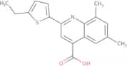 2-(5-Ethylthien-2-yl)-6,8-dimethylquinoline-4-carboxylic acid