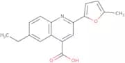 6-Ethyl-2-(5-methyl-2-furyl)quinoline-4-carboxylic acid