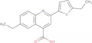 6-Ethyl-2-(5-ethylthien-2-yl)quinoline-4-carboxylic acid