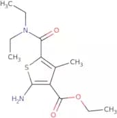 Ethyl 2-amino-5-[(diethylamino)carbonyl]-4-methylthiophene-3-carboxylate