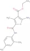 Ethyl 2-amino-5-{[(2,4-dimethylphenyl)amino]carbonyl}-4-methylthiophene-3-carboxylate
