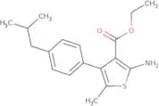 Ethyl 2-amino-4-(4-isobutylphenyl)-5-methylthiophene-3-carboxylate