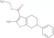 Ethyl 2-amino-6-phenyl-4,5,6,7-tetrahydro-1-benzothiophene-3-carboxylate