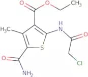 Ethyl 5-(aminocarbonyl)-2-[(chloroacetyl)amino]-4-methylthiophene-3-carboxylate