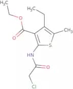 Ethyl 2-[(chloroacetyl)amino]-4-ethyl-5-methylthiophene-3-carboxylate