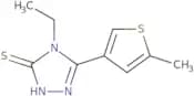 4-Ethyl-5-(5-methylthien-3-yl)-4H-1,2,4-triazole-3-thiol