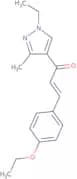 (2E)-3-(4-Ethoxyphenyl)-1-(1-ethyl-3-methyl-1H-pyrazol-4-yl)prop-2-en-1-one