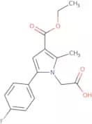 [3-(Ethoxycarbonyl)-5-(4-fluorophenyl)-2-methyl-1H-pyrrol-1-yl]acetic acid