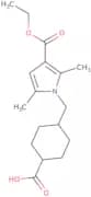 4-{[3-(Ethoxycarbonyl)-2,5-dimethyl-1H-pyrrol-1-yl]methyl}cyclohexanecarboxylic acid