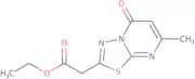 Ethyl (7-methyl-5-oxo-5H-[1,3,4]thiadiazolo[3,2-a]pyrimidin-2-yl)acetate