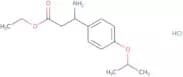 Ethyl 3-amino-3-(4-isopropoxyphenyl)propanoate hydrochloride