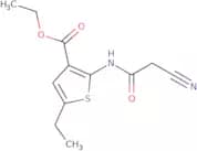Ethyl 2-[(cyanoacetyl)amino]-5-ethylthiophene-3-carboxylate