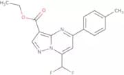 Ethyl 7-(difluoromethyl)-5-(4-methylphenyl)pyrazolo[1,5-a]pyrimidine-3-carboxylate